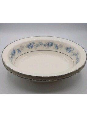 Vintage Noritake Splendor 7235 Oval Serving Bowls Set of 2 Ivory China Japan